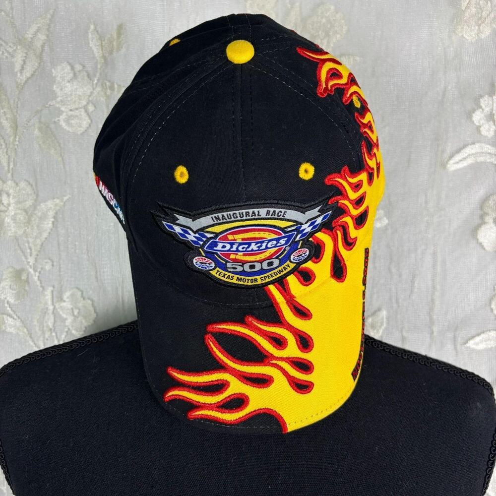 Vintage 2005 NASCAR Dickies 500 Flame Hat - Texas Motor Speedway Snapback